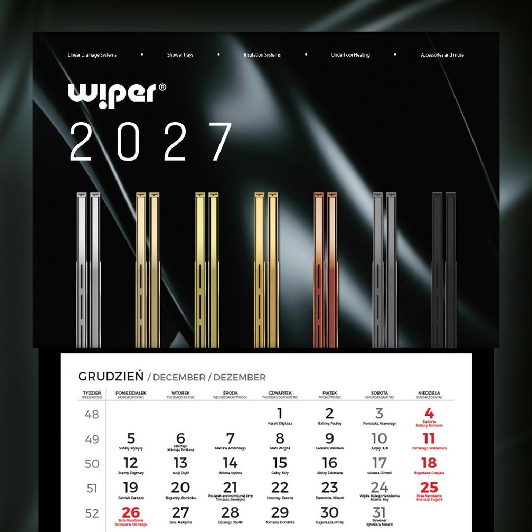 Calendar Design for Wiper sp. z o.o.